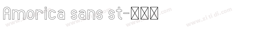 Amorica sans st字体转换